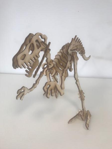 Velociraptor als 3D Bausatatz